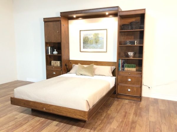 Barrington Standard Wall bed Folded Down - Reno Wallbeds n More
