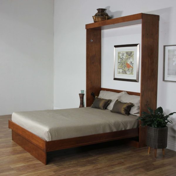 Dublin Wall Bed Open with Bed Wall Bed - Wallbeds n More Reno