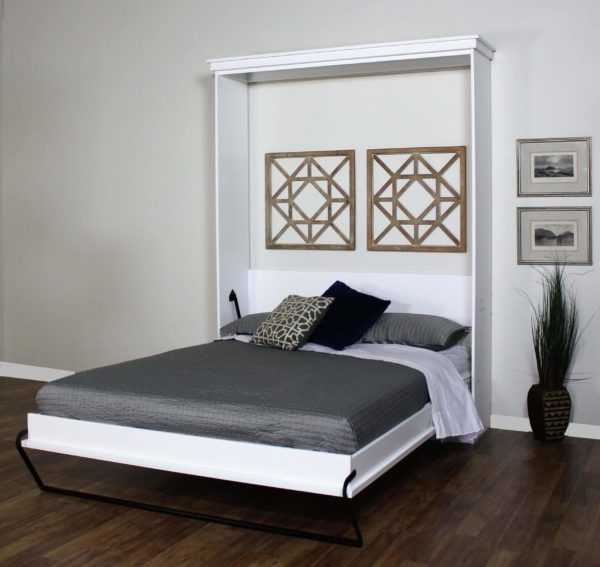 Saratoga Wall Bed and Murphy Bed open to side